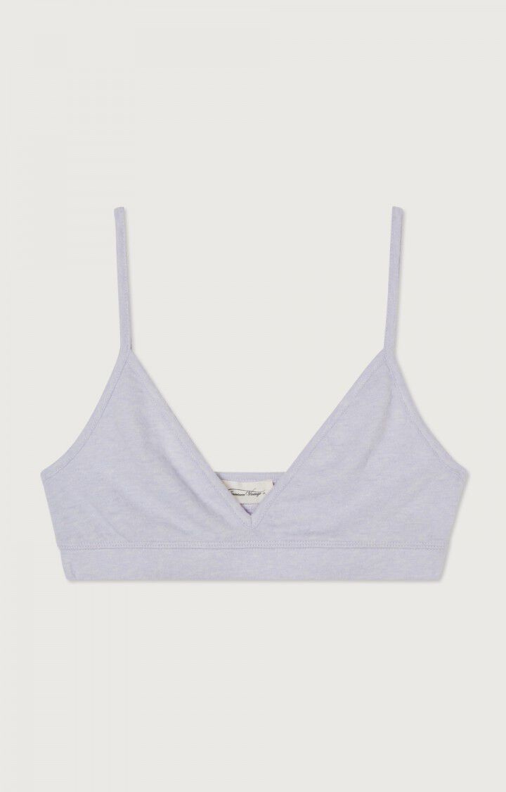 Women's bra Ypawood - HEATHER GREY 0 Thin straps Grey - E23