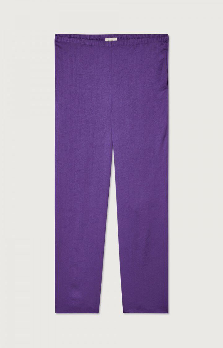 LTS Tall Women's Purple Velvet Wide Leg Trousers | Long Tall Sally