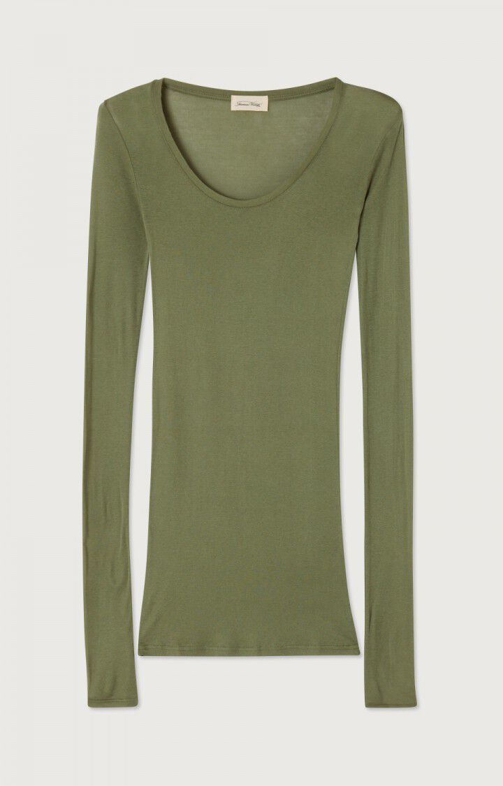 Women's t-shirt Massachusetts - VINTAGE SAGE 77 Long sleeve Green