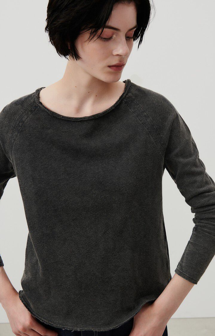 Women's t-shirt Sonoma - VINTAGE BLACK 70 Long sleeve Black