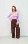 Pantalon femme Detown, BROWNIE, hi-res-model