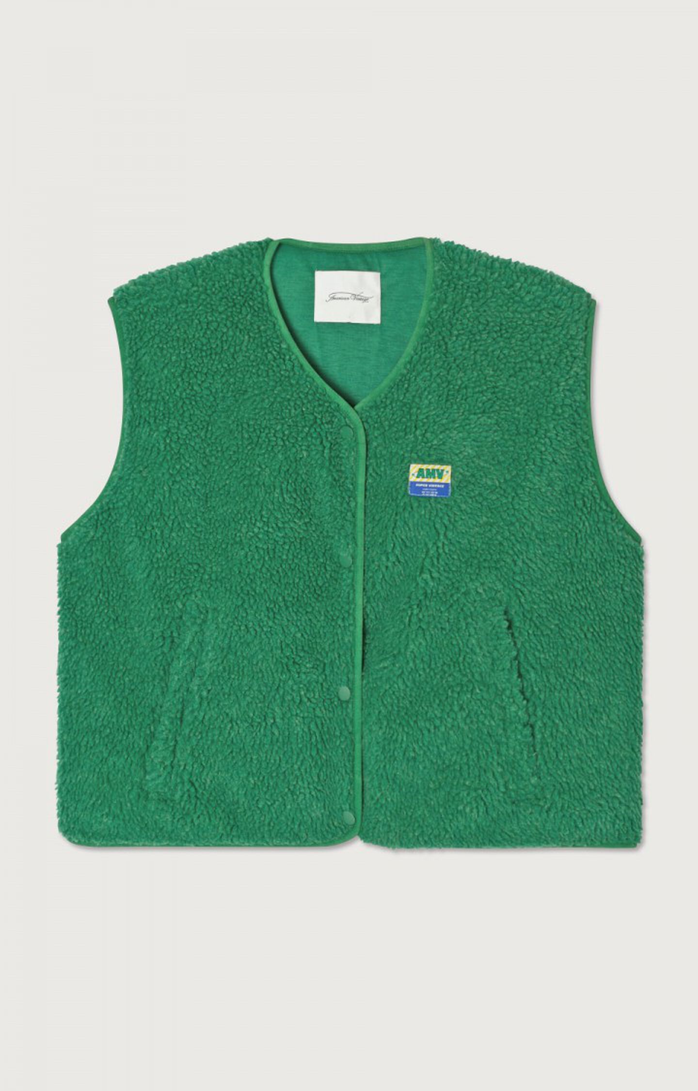 De lucht herhaling bloem Women's jacket Hoktown - GRASS 0 Sleeveless Green - E23 | American Vintage
