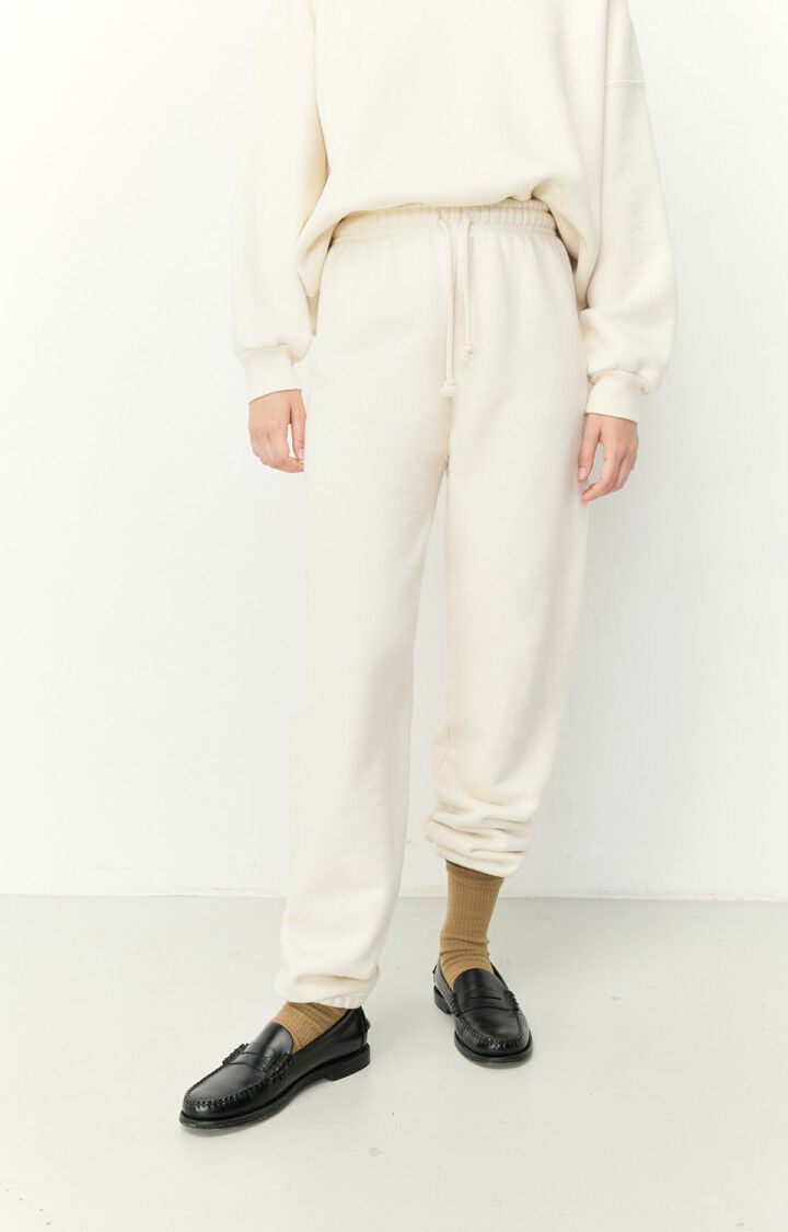 Pantalon de jogging droit signature The Jogg Concept beige vêtements femme, Galeries Lafayette