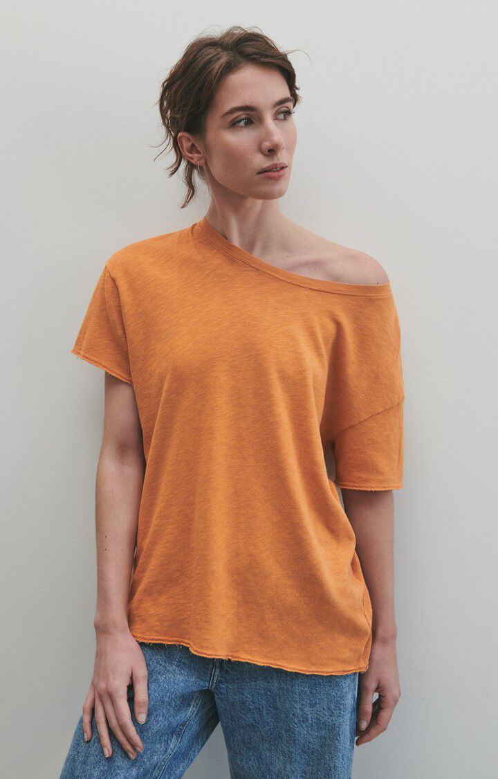 Women's t-shirt Sonoma - VINTAGE NUT 14 Short sleeve Brown - E23