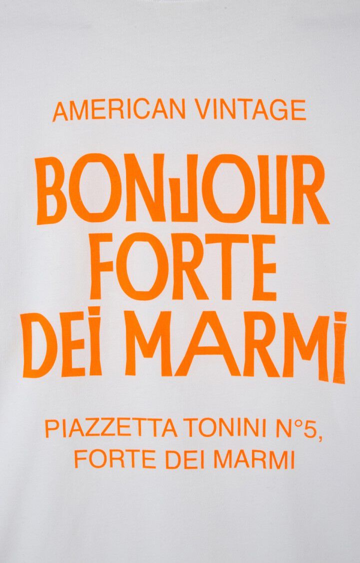 Unisex's t-shirt Fizvalley "Bonjour Forte dei Marmi"