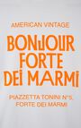 T-shirt mixte Fizvalley "Bonjour Forte dei Marmi", BLANC, hi-res