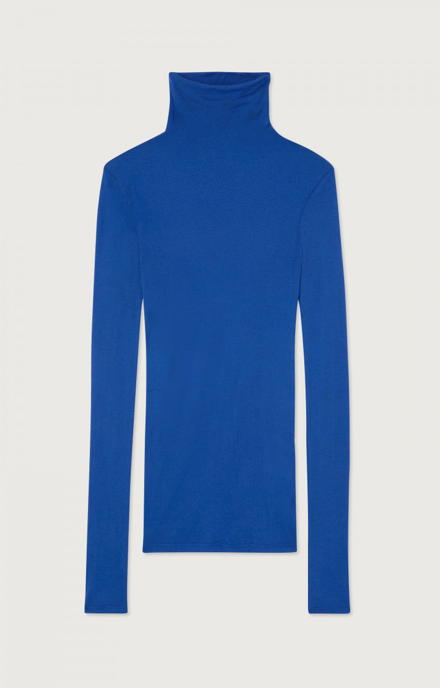 t-shirt Long 75 - Massachusetts - Blue Women\'s SAPPHIRE VINTAGE American sleeve Vintage | H22
