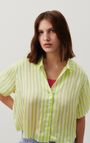 Chemise femme Shaning, RAYURES JAUNES FLUO, hi-res-model