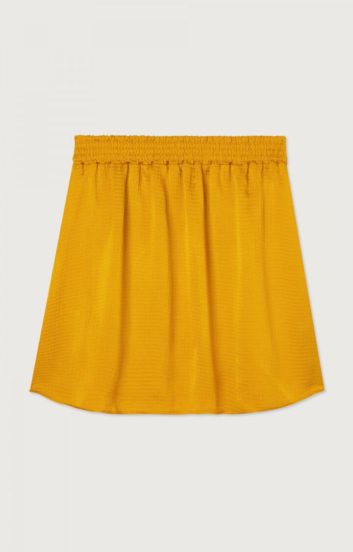E23 Women\'s - TUMERIC skirt | Vintage American Yellow Shaning - Short