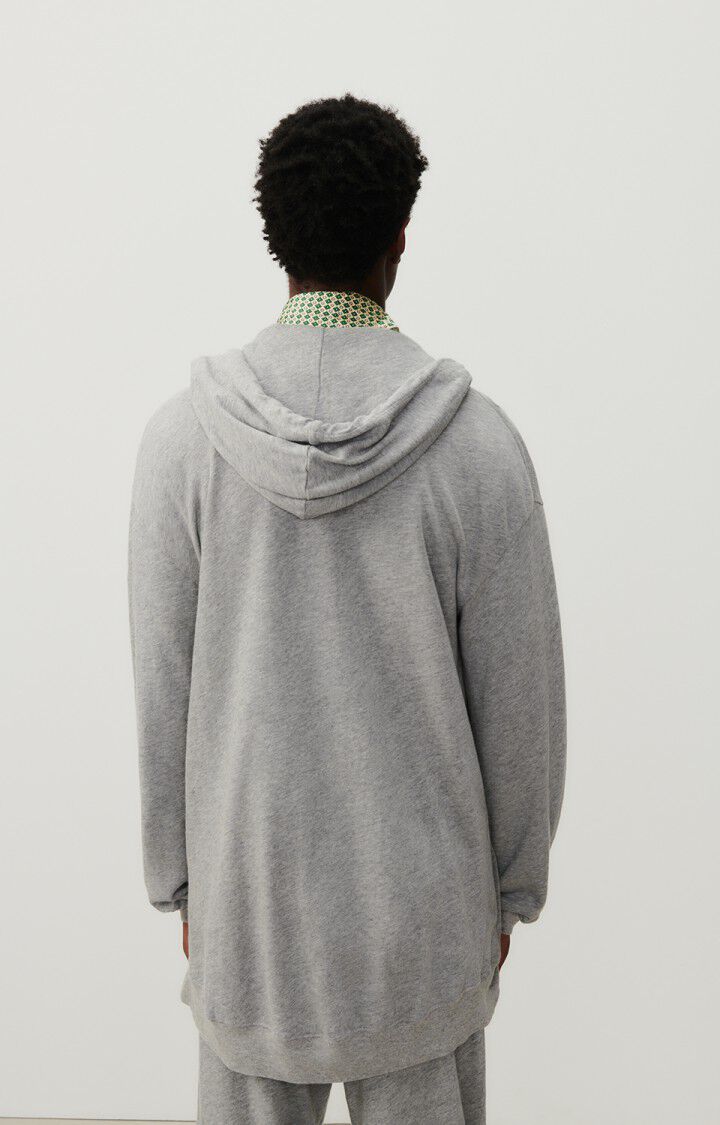 Men's hoodie Sonoma - HEATHER GREY 58 Long sleeve Grey - E24 