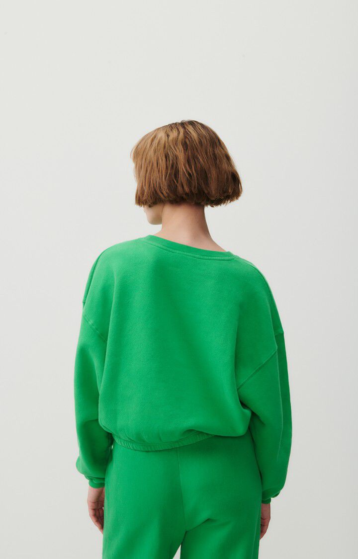 Women\'s sweatshirt Izubird - CACTUS Green Long VINTAGE | American 51 sleeve Vintage E23 
