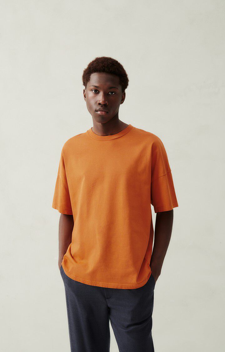 Men's t-shirt Fizvalley - AUTUMN VINTAGE 16 Short sleeve Orange 