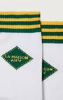 Chaussettes mixte Clypsun, VERT ET JAUNE RAYE, hi-res