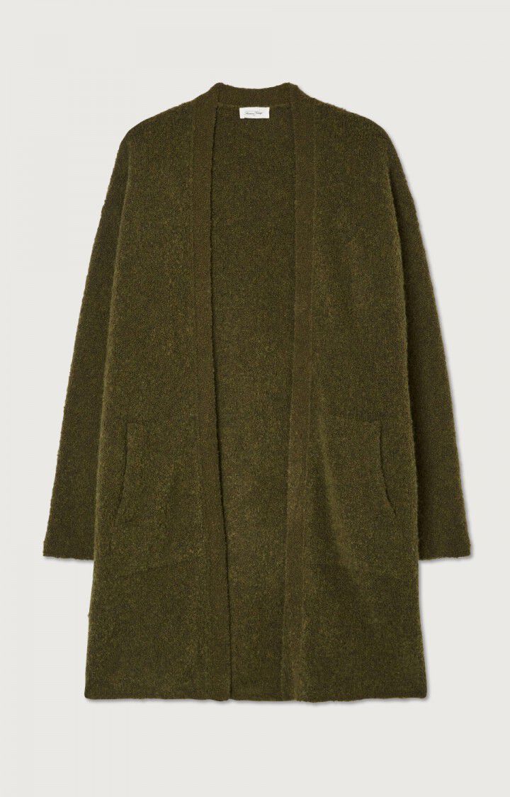 Women's cardigan Cikoya - POLAR MELANGE 44 Long sleeve Grey - H23