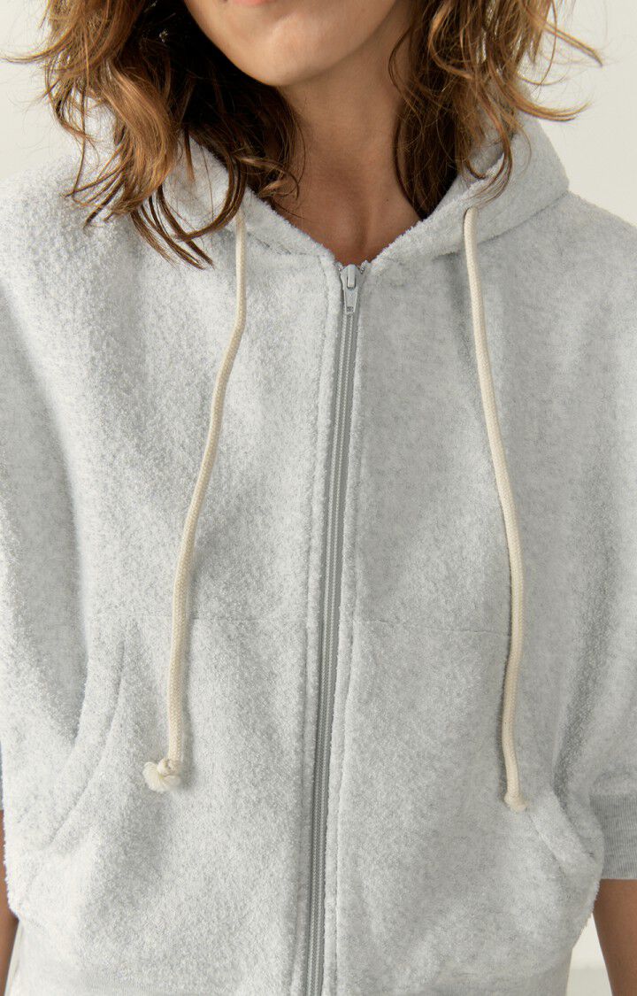 Women's zipped hoodie Bobypark - ARCTIC MELANGE 52 Long sleeve