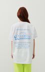 T-shirt mixte Fizvalley "Bonjour Malibu", BLANC, hi-res-model