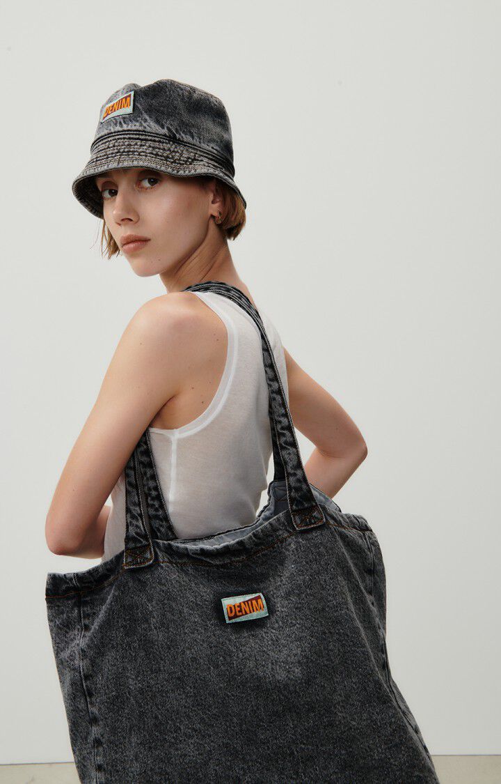 Tote bag Yopday SALT AND PEPPER Grey E24 American Vintage