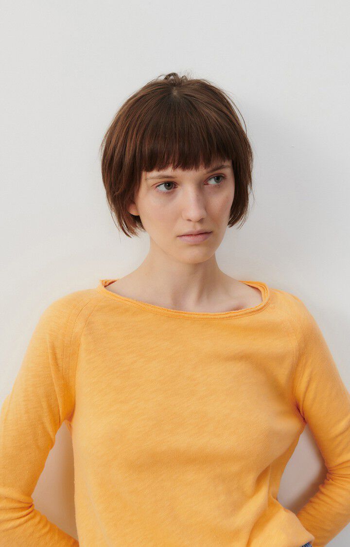 Women's t-shirt Sonoma - VINTAGE SUNSET 70 Long sleeve Orange - E24