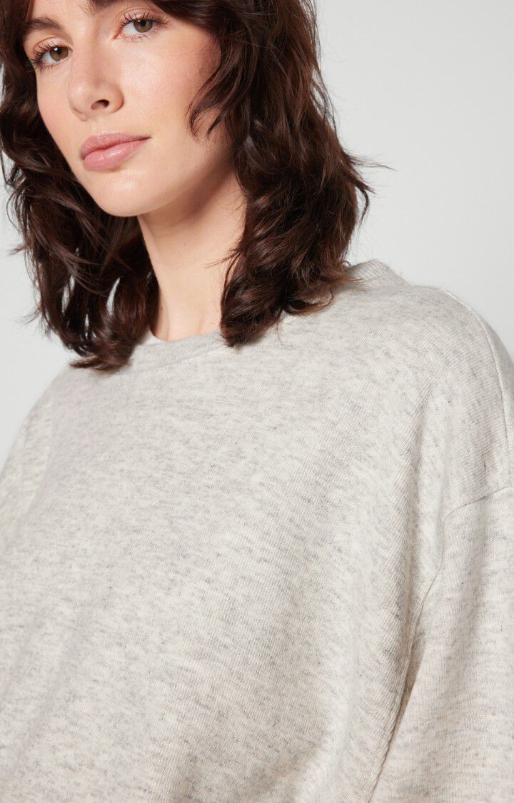 Women's sweatshirt Lyabil - HEATHER GREY Grey - H22 | American Vintage