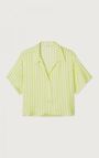 Chemise femme Shaning, RAYURES JAUNES FLUO, hi-res