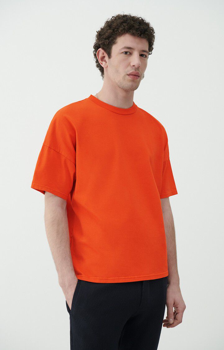 Men's t-shirt Fizvalley - VINTAGE TILE Orange - E22 | American Vintage