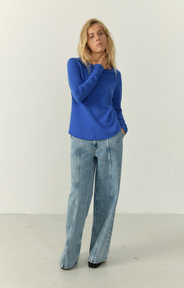 Women's t-shirt Sonoma - VINTAGE SAPPHIRE 70 Long sleeve Blue