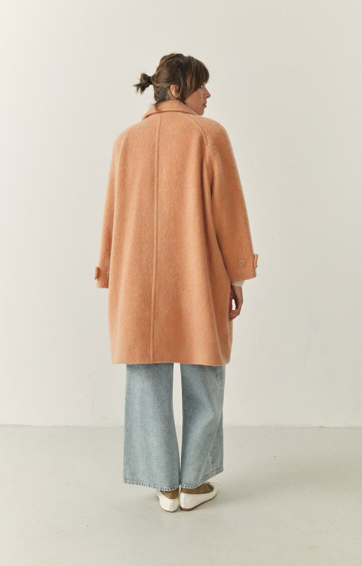 privado Bisagra asistencia Women's coat Roly - MELANGE POMELO Orange - H22 | American Vintage