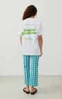 T-shirt mixte Fizvalley "Bonjour Barcelona", BLANC, hi-res-model