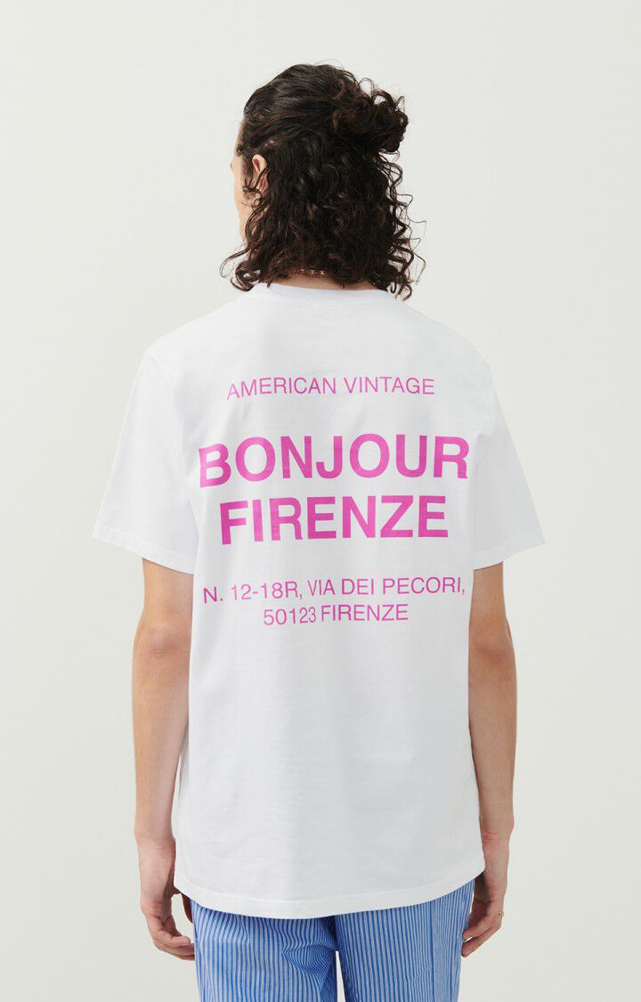 T-shirt mixte Firenze, BLANC, hi-res-model