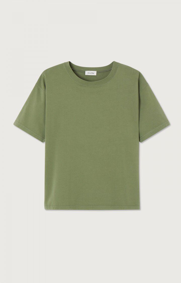 Women's t-shirt Fizvalley - FLASHY GREEN 19 Short sleeve Green