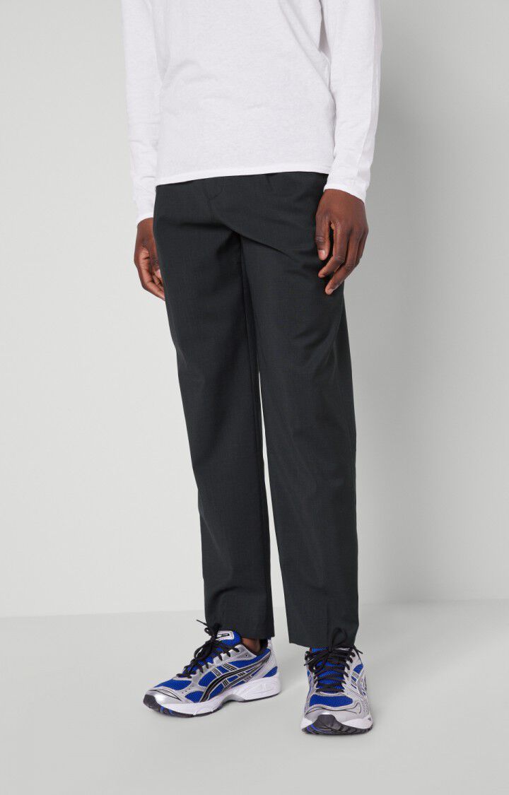 Buy Carbon Black Trousers & Pants for Men by Byford by Pantaloons Online |  Ajio.com