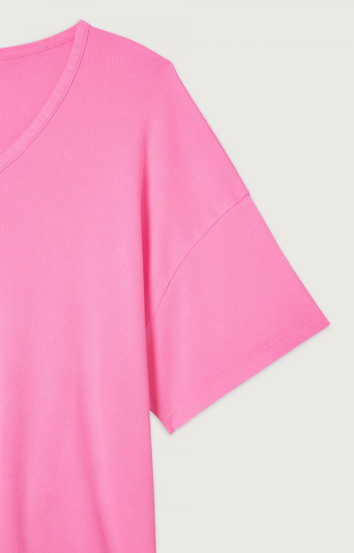 Women's t-shirt Zelym - FLUO PINK 17 Short sleeve Pink - H23