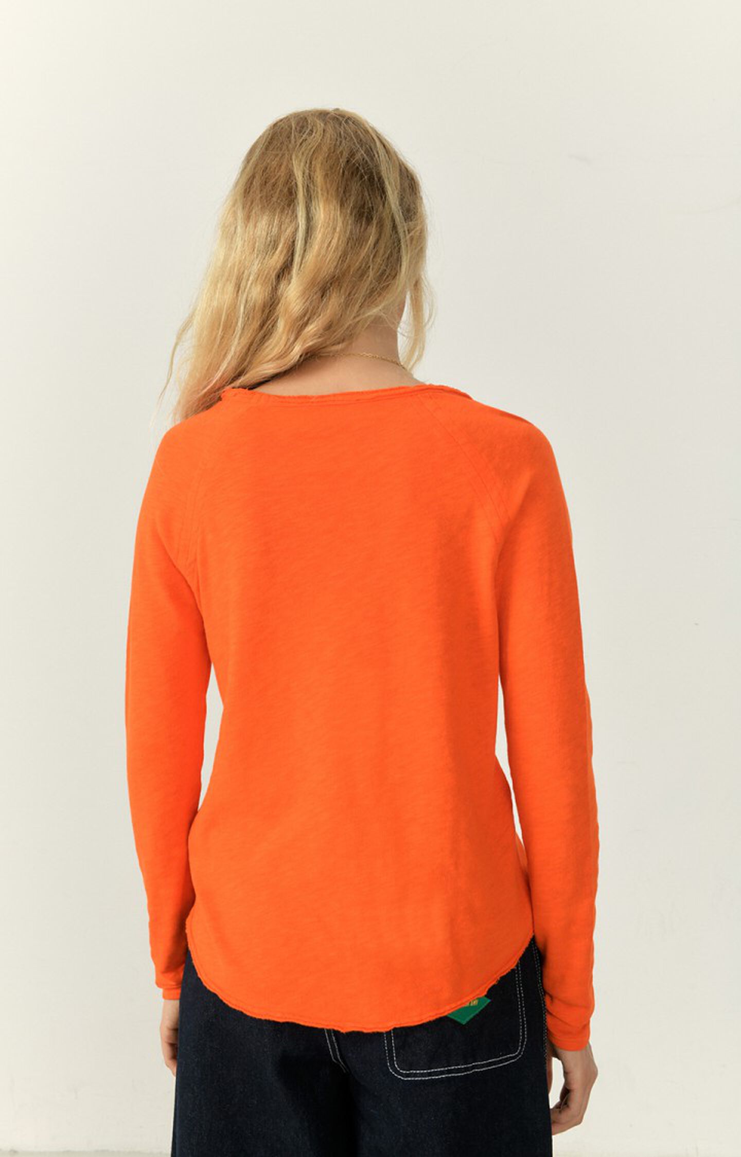 LIMITED COLLECTION Curve Orange Oversized Side Split T-shirt