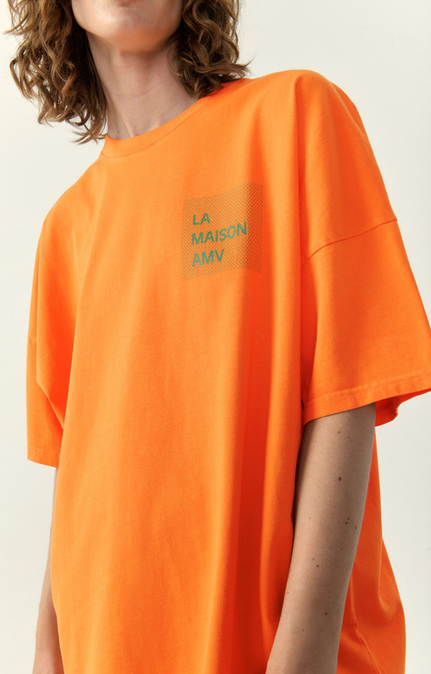 Unisex-T-Shirt Fizvalley - Orange American Vintage ORANGEADE | H22 