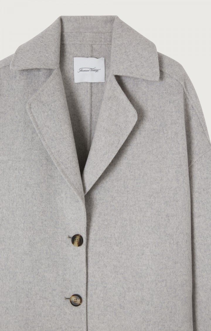 Women's coat Dadoulove - POLAR MELANGE 46 3/4-sleeve Grey - H22