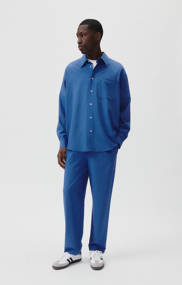 American Vintage Men's Shirt - Blue - XL