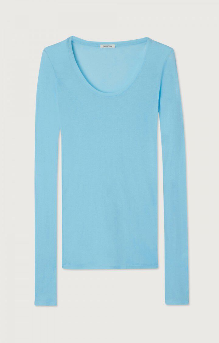 - Women\'s Blue American VINTAGE SPLASH Vintage | - t-shirt sleeve Massachusetts 77 Long H22