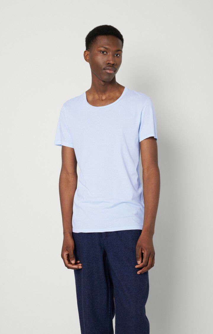 Men's t-shirt Vegiflower, SKY BLUE, hi-res-model