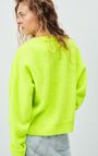 Pull femme Vitow, JAUNE FLUO CHINE, hi-res-model