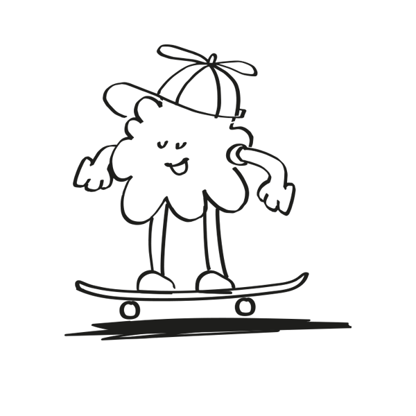 Domi fait du skate